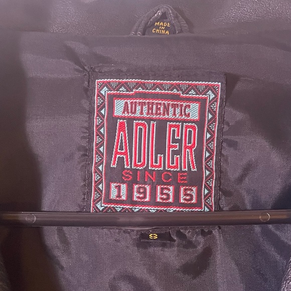 Vintage Adler original Leather motorcycle Jacket - Picture 2 of 7